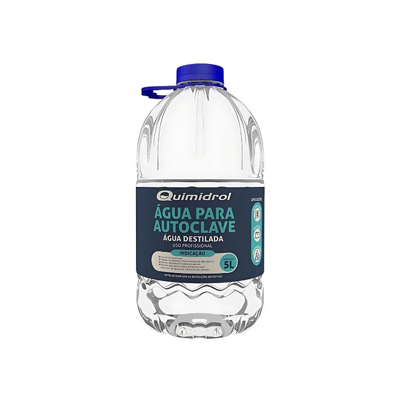 Água destilada para autoclave 5000ml un