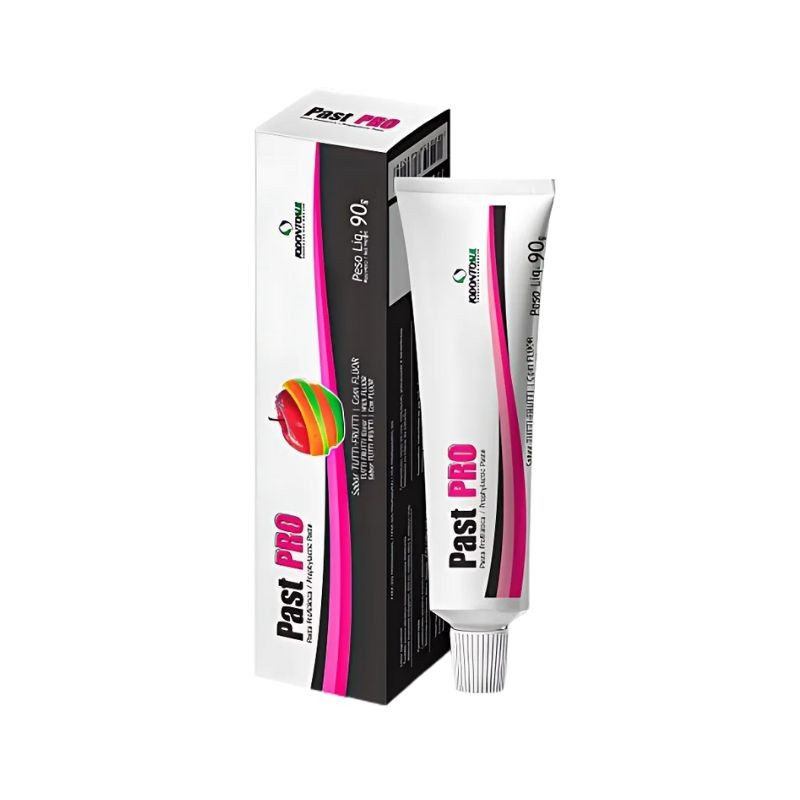 Pasta profilática sabor tutti-frutti com flúor sem óleo tubo com 90g