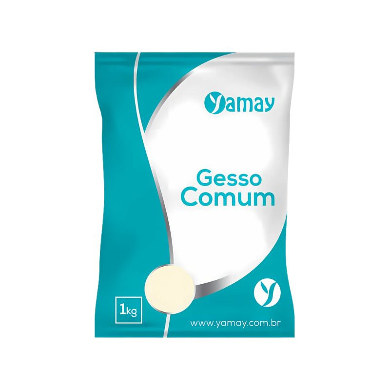 Gesso comum tipo II pacote 1kg