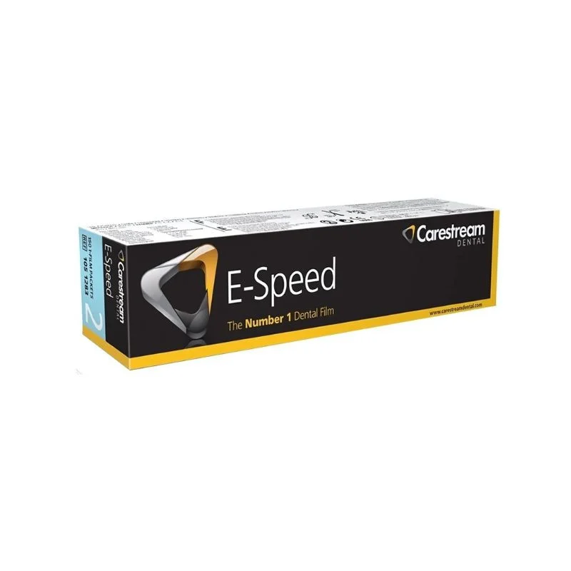 Filme radiografico adulto 3x4cm E-Speed Nº1 cx com 150 un