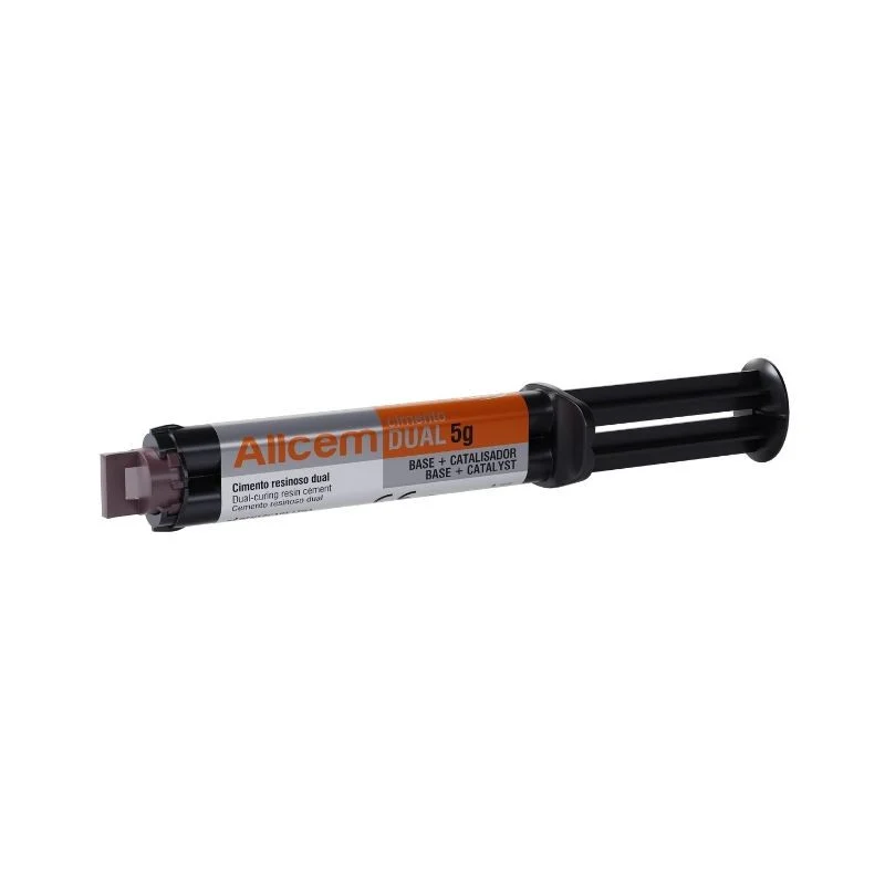 Cimento resinoso dual base + catalisador cor A2 corpo duplo seringa com 5g