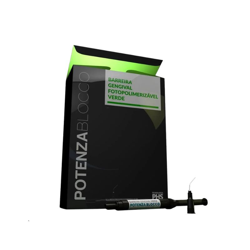 Barreira gengival verde seringa 2,5g