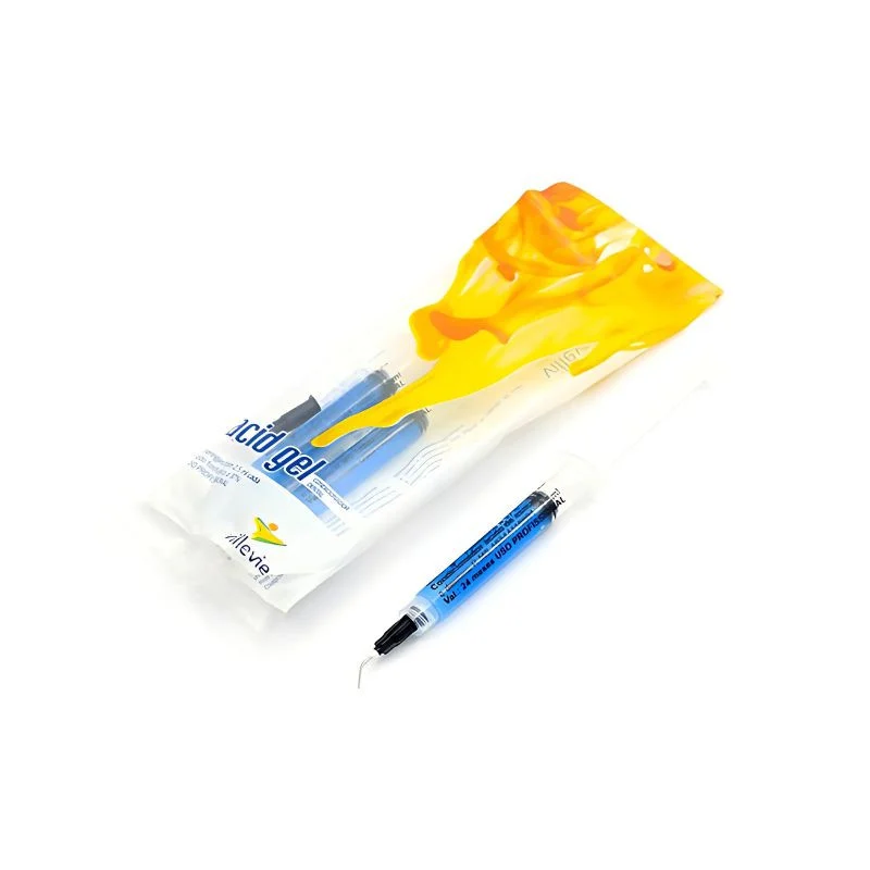 Ácido fosfórico condicionador 37% gel com clorexidina 2,5ml pacote com 3 un