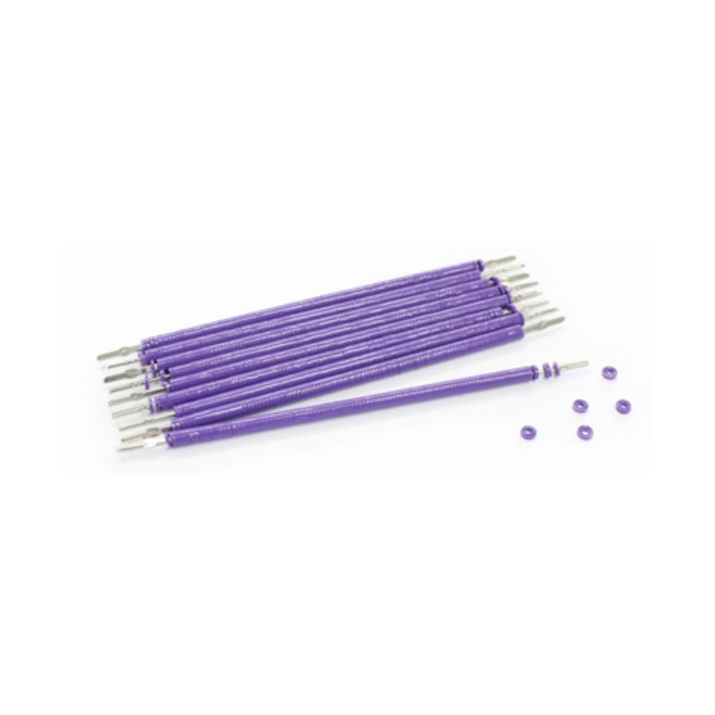 Elástico ligadura bengalinha roxo com 1000 un