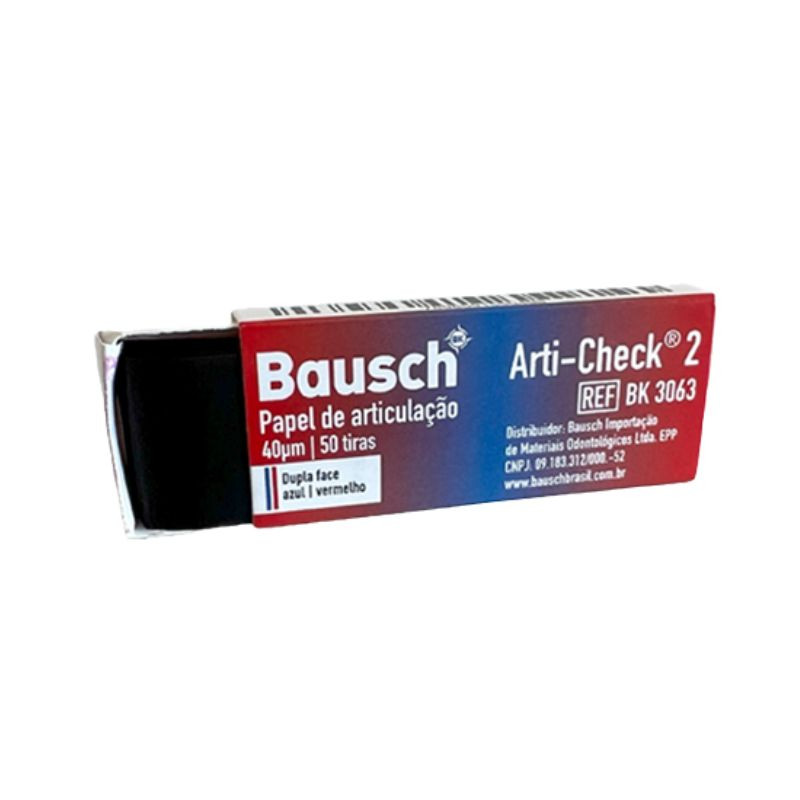 Papel carbono dupla-face cor azul/vermelho 40 micras com 50 tiras (bk3063)
