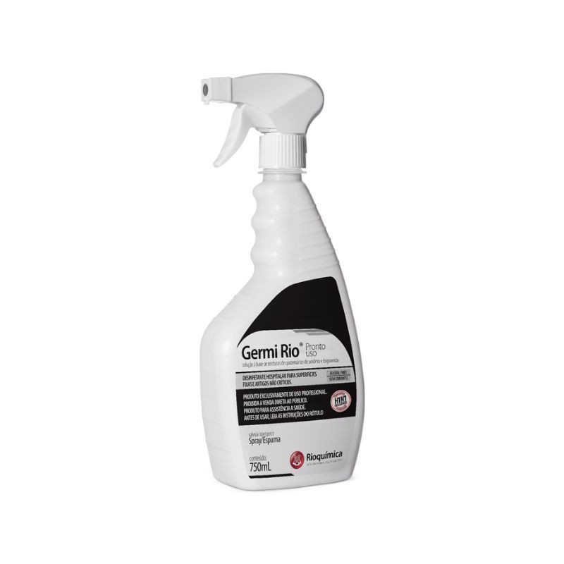 Desinfetante a base de quaternário de amônio ultima geração pronto uso spray 750ml