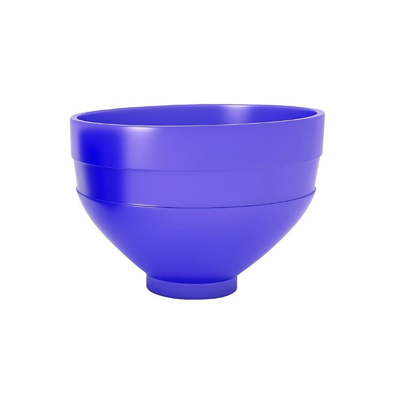 Grau de borracha (tigela) medio azul citrico