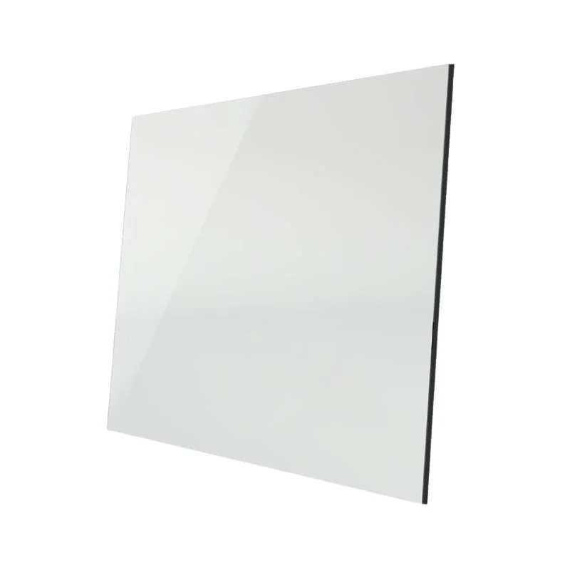 Placa cristal quadrada 2,0mm x 125mm pacote com 2un