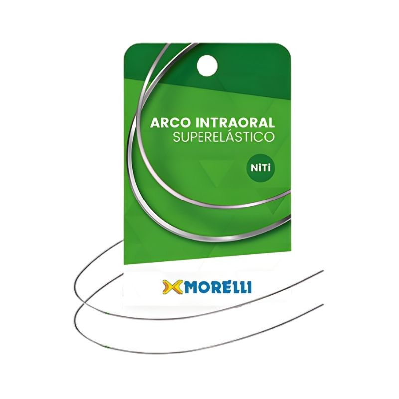 Arco intraoral superelástico grande NiTi - retangular 0,53x0,63mm .021x.025 com 10 un