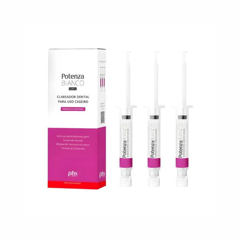 Clareador a base de peroxido de carbamida PF 16% com 3 seringas 3g + ponteiras