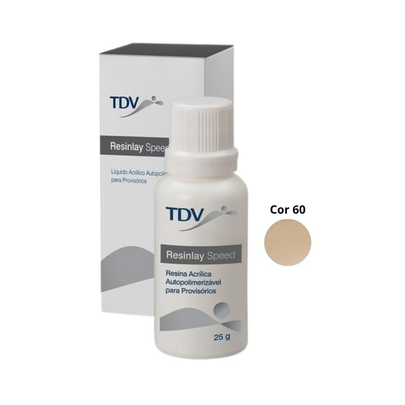 Resina acrilica autopolimerizavel para provisorios po cor 60 25g